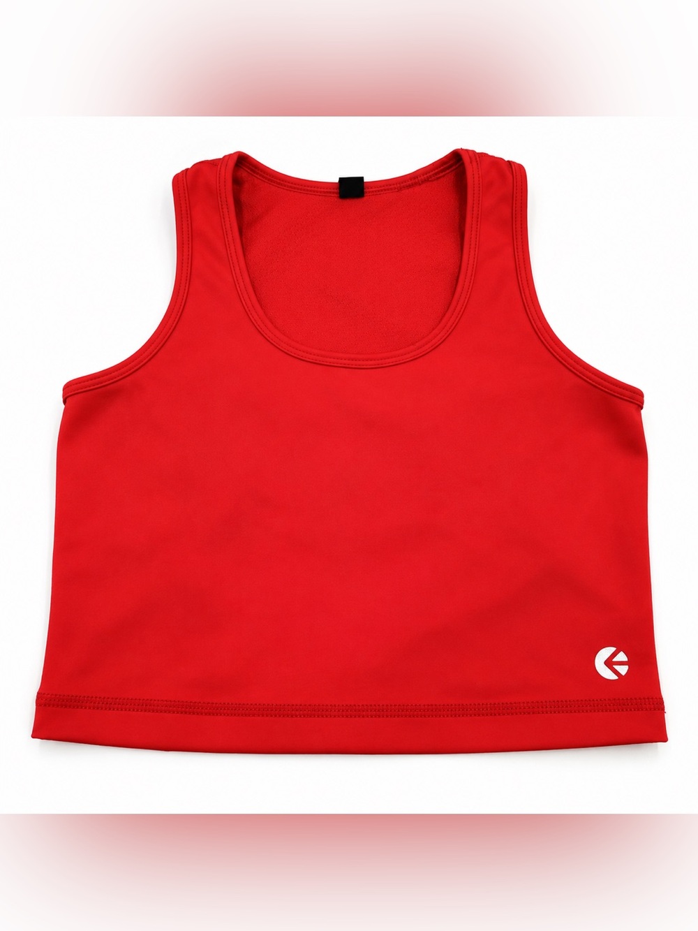 Subzero Performance Sports Bra Women size M Red Longline Racerback Athletic Crop